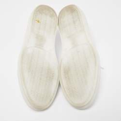 Common Projects White Leather Achilles Low Top Sneakers Size 37