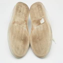 Common Projects White Leather Achilles Low Top Sneakers Size 38
