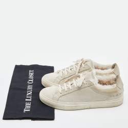Common Projects Grey Suede Achilles Lace Up Sneakers Size 38