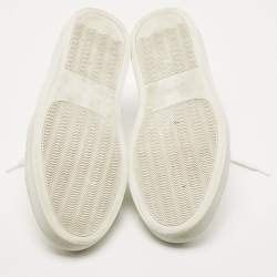 Pre Owned Common Projects White Leather Achilles Sneakers Size 37