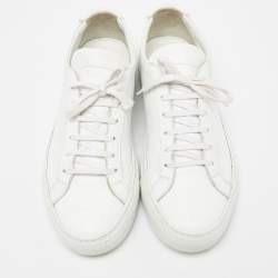 Common Projects White Leather Achilles Sneakers Size 39