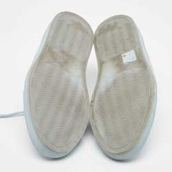 Common Projects Blue Leather Low Top Sneakers Size 39