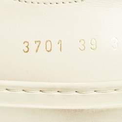 Common Projects Cream Leather Achilles Sneakers Size 39