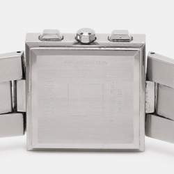 Concord Silver Guilloche Stainless Steel La Scala 14.H1.1371 Women's Wristwatch 30 mm
