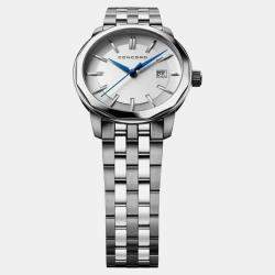 Concord Silver Stainless Steel Bennington 0320403 Quartz Women's Wristwatch 31 mm