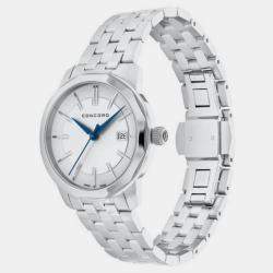 Concord Silver Stainless Steel Bennington 0320403 Quartz Women's Wristwatch 31 mm