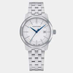 Concord Silver Stainless Steel Bennington 0320403 Quartz Women's Wristwatch 31 mm