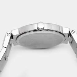 Pre Owned Concord White Mother Of Pearl Diamond Stainless Steel La Scala 14.G4.1846 Women's Wristwatch 25.80 mm