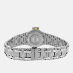 Pre Owned Concord Saratoga 16.25.1833S Quartz Diamond Gold Stainless Steel Women's Wristwatch 25mm