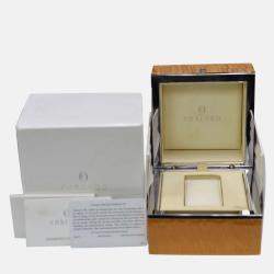 Pre Owned Concord Saratoga 16.25.1833S Quartz Diamond Gold Stainless Steel Women's Wristwatch 25mm