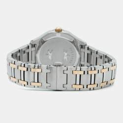 مملوكة مسبقًا Concord Saratoga 0320169 Mother of Pearl Dial Stainless Steel Rose Gold CVC Diamond Women's Wristwatch 31 mm