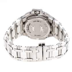 Pre Owned Concord White Mother of Pearl Stainless Steel Diamonds Saratoga 14.H1.1881S Women's Wristwatch 33 mm