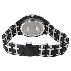 Pre Owned Concord White Mother Of Pearl Two-Tone Stainless Steel Diamond Saratoga CC.02.3.36.1091S Women's Wristwatch 31 mm