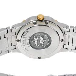 Pre Owned Concord White Two-Tone Stainless Steel Saratoga 115.73.287.G Women's Wristwatch 23 mm