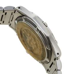 مملوكة مسبقًا Concord Silver Stainless Steel Saratoga SL 14-C2-230 Unisex Wristwatch 34 mm