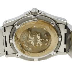 مملوكة مسبقًا Concord Silver Stainless Steel Saratoga SL 14-C2-230 Unisex Wristwatch 34 mm