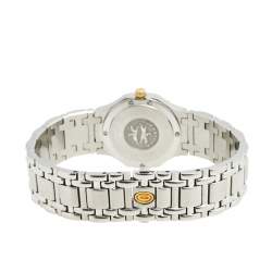 Concord Champagne 18K Yellow Gold Stainless Steel Diamond Saratoga 15.73.287/1 Women's Wristwatch 23 mm