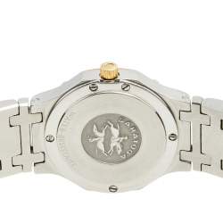 Concord Champagne 18K Yellow Gold Stainless Steel Diamond Saratoga 15.73.287/1 Women's Wristwatch 23 mm