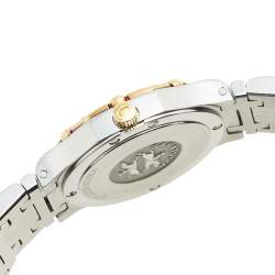 Concord Champagne 18K Yellow Gold Stainless Steel Diamond Saratoga 15.73.287/1 Women's Wristwatch 23 mm