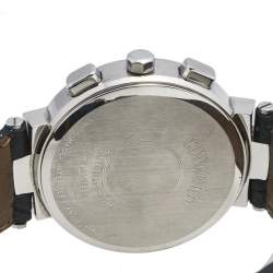 Concord Grey Stainless Steel Leather La Scala 14.C5.1891 Women's Wristwatch 38 mm