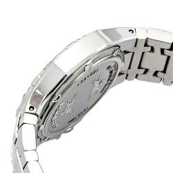 Pre Owned Concord Silver Stainless Steel Diamond Saratoga 14.C2.1894 Women's Wristwatch 37 mm 