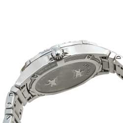 Pre Owned Concord Mother of Pearl Flower Stainless Steel Diamond Saratoga 02.3.14.1060 Women's Wristwatch 31 mm