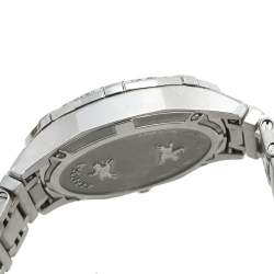 Pre Owned Concord Mother of Pearl Flower Stainless Steel Diamond Saratoga 02.3.14.1060 Women's Wristwatch 31 mm