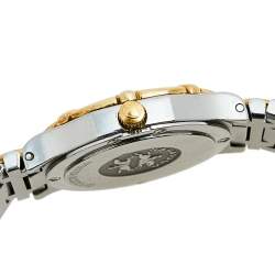 Concord White 18k Yellow Gold Stainless Steel Saratoga 15.73.287/1 Women's Wristwatch 23 mm