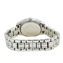 Pre Owned Concord White 18k Yellow Gold Stainless Steel Steeplechase 15.36.260 Women's Wristwatch 26 mm