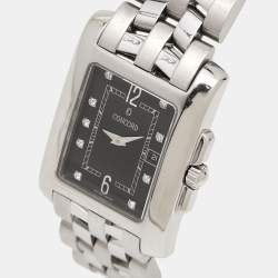 Concord Black Stainless Steel Diamond Sportivo 14.36.622.1 Women's Wristwatch 26 mm