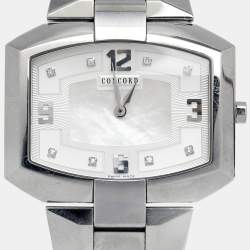 Concord Mother of Pearl Stainless Steel La Scala 14.G2.1490 Women's Wristwatch 39 mm 
