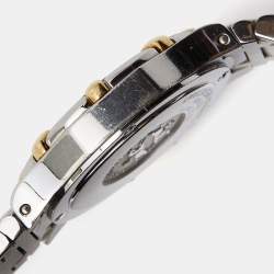 Pre Owned Concord White Two-Tone Stainless Steel Saratoga 115.73.287.G Women's Wristwatch 23 mm