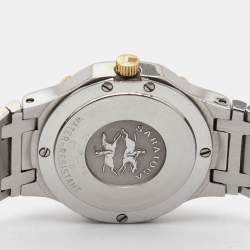Pre Owned Concord White Two-Tone Stainless Steel Saratoga 115.73.287.G Women's Wristwatch 23 mm