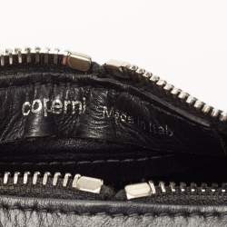 Coperni Black Leather Swipe Hobo
