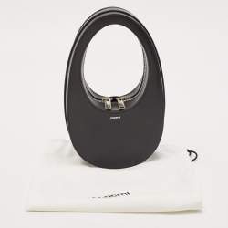 Coperni Black Leather Swipe Hobo