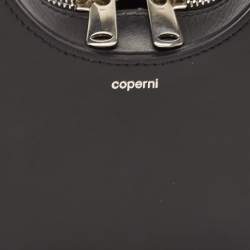 Coperni Black Leather Swipe Hobo