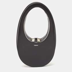Coperni Black Leather Swipe Hobo