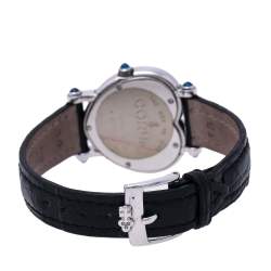 Corum Mother of Pearl Stainless Steel Diamonds Heart Beat 24.183.47 Women's Wristwatch 29.50 mm