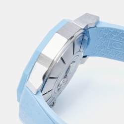 Corum Blue Stainless Steel Diamond Rubber Admiral's Cup 082-953-47-F381-BC32 Women's Wristwatch 40 mm