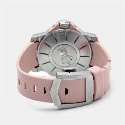 Corum Pink Resin Stainless Steel Diamond Rubber Admiral's Cup 01.0033 Women's Wristwatch 40 mm