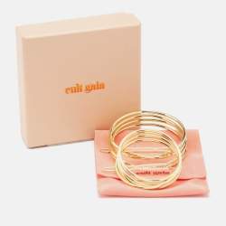 Cult Gaia Gold Tone Circle Hair Clip
