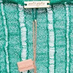 Cult Gaia Green Knit Top & Pants Set S/M