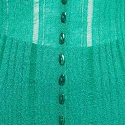 Cult Gaia Green Knit Top & Pants Set S/M