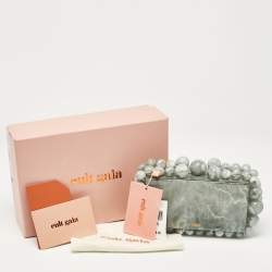 Cult Gaia Grey Acrylic Seaspray EOS Clutch