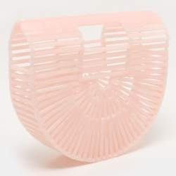 Pre Owned Cult Gaia Pink Acrylic Mini Ark Bag