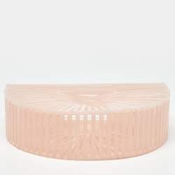 Pre Owned Cult Gaia Pink Acrylic Mini Ark Clutch