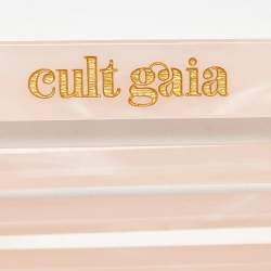 Pre Owned Cult Gaia Pink Acrylic Mini Ark Clutch