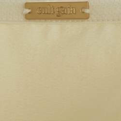 Pre Owned Cult Gaia Off-White Linen Blend Off-Shoulder Muna Long Dress S