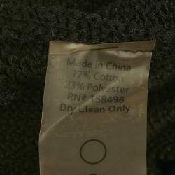 مملوكة مسبقًا فستان ماكسي كالت غايا بني محبوك بتفاصيل مفتوحة الأكمام بلا أكمام مقاس متوسط