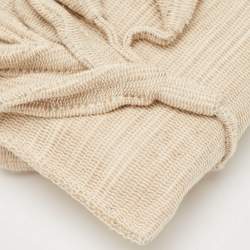 Cult Gaia Natural Woven Fabric Hera Shoulder Bag